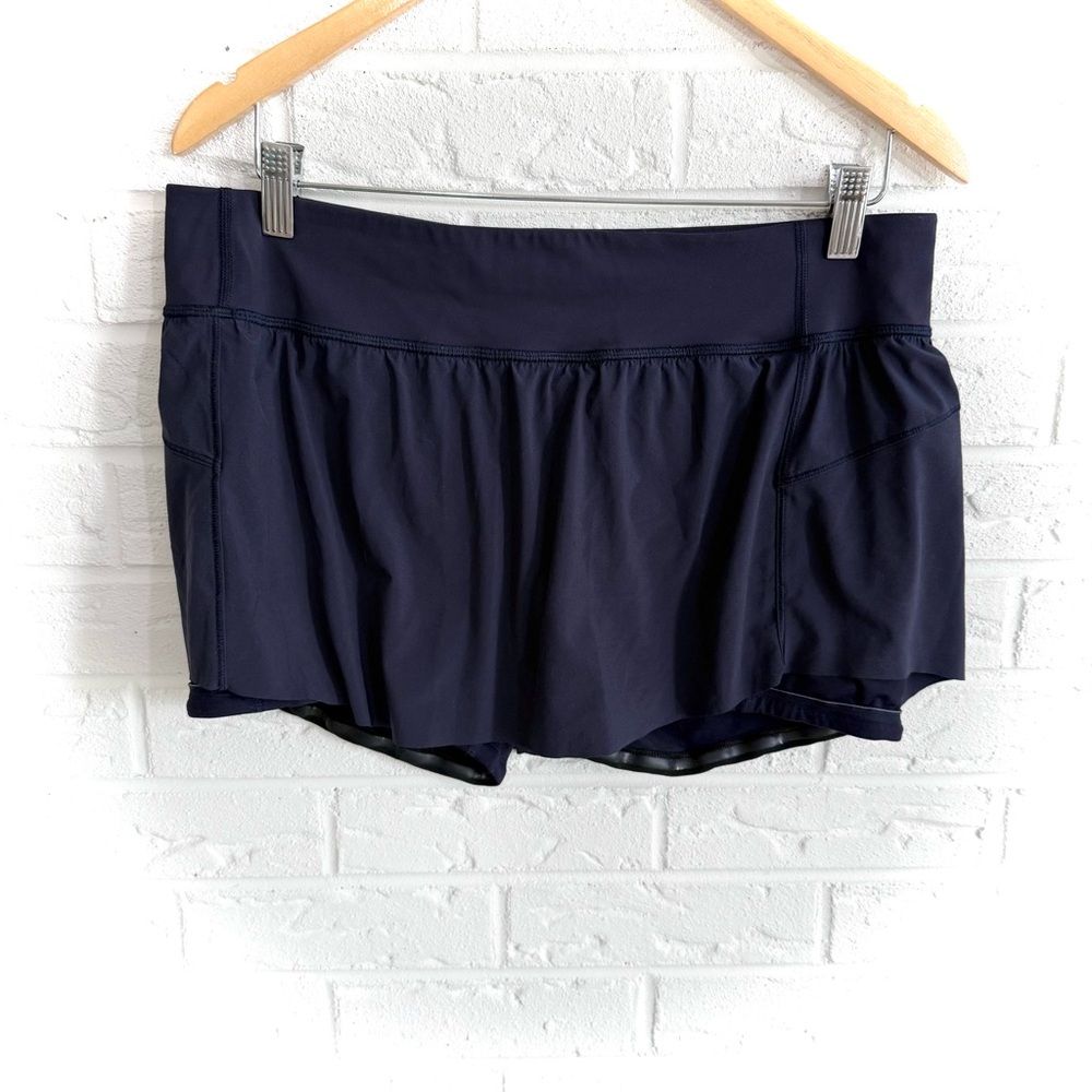 Lululemon Final Lap Skirt Midnight Navy Size 10